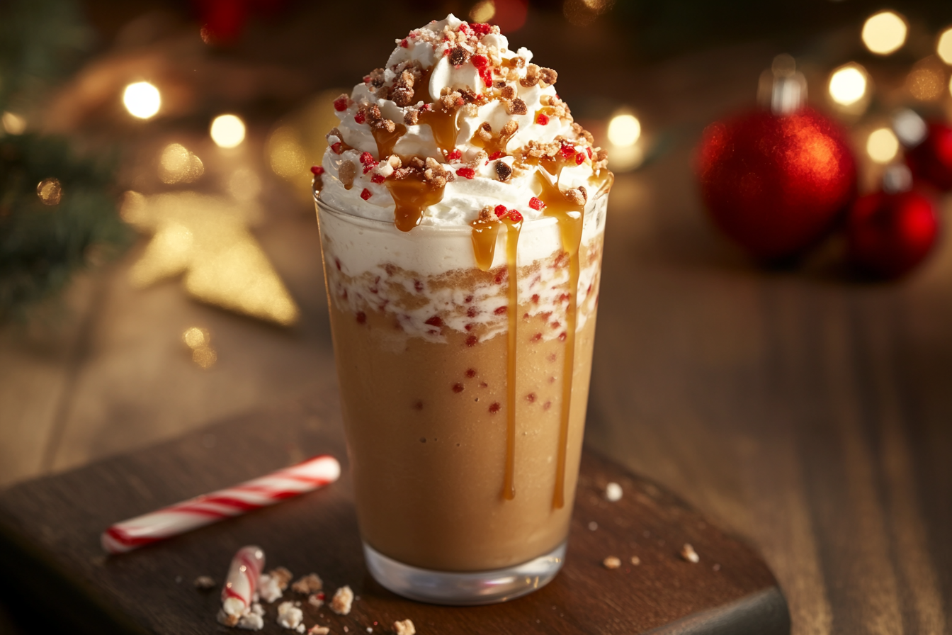 Frappe z karmelowym rozkoszami