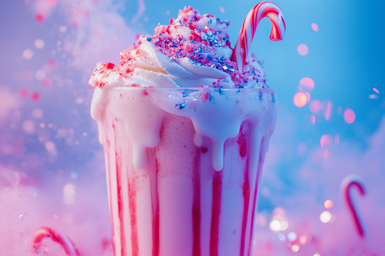 Shake z cukrowej laski