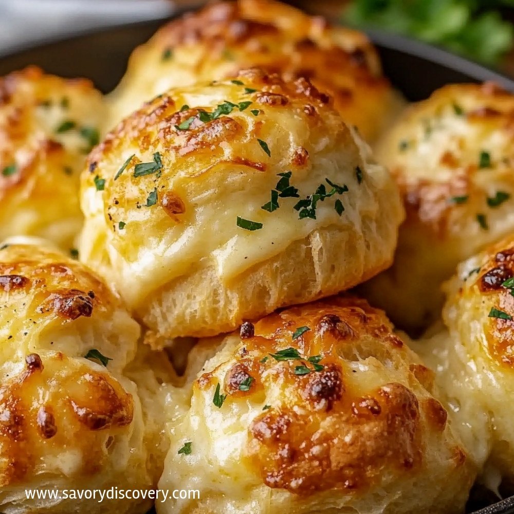Serowe bombki z czosnkowym masłem z Pillsbury
