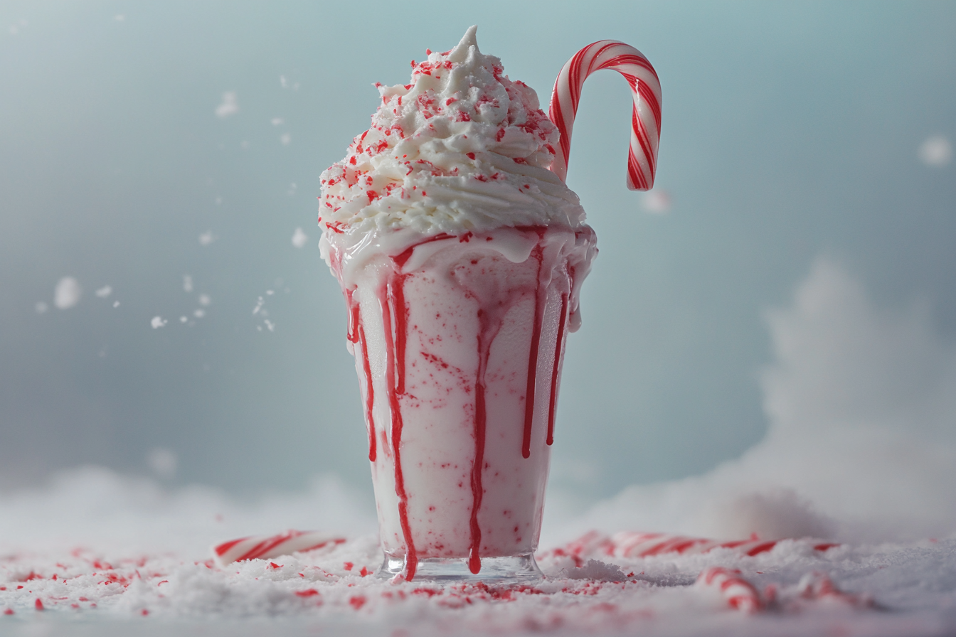 Shake z cukrowej laski