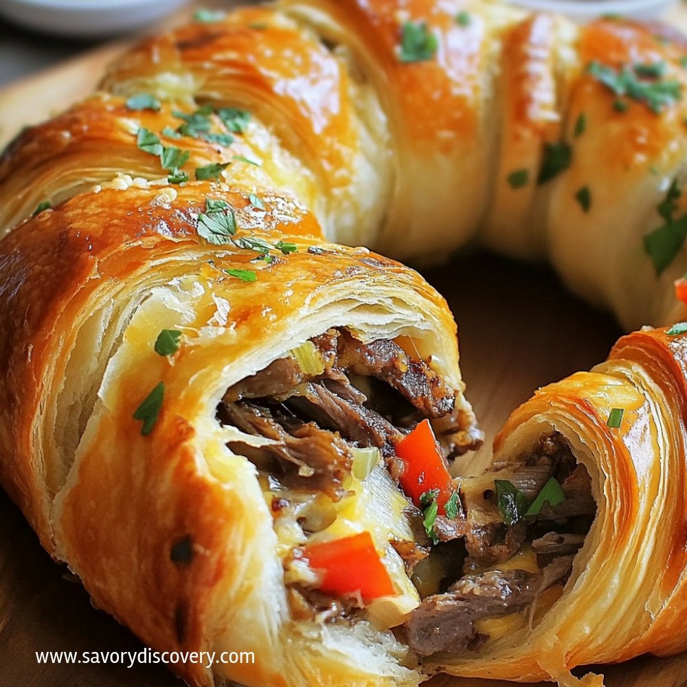 Crescent Ring z Philly Cheesesteakiem – Przepis!