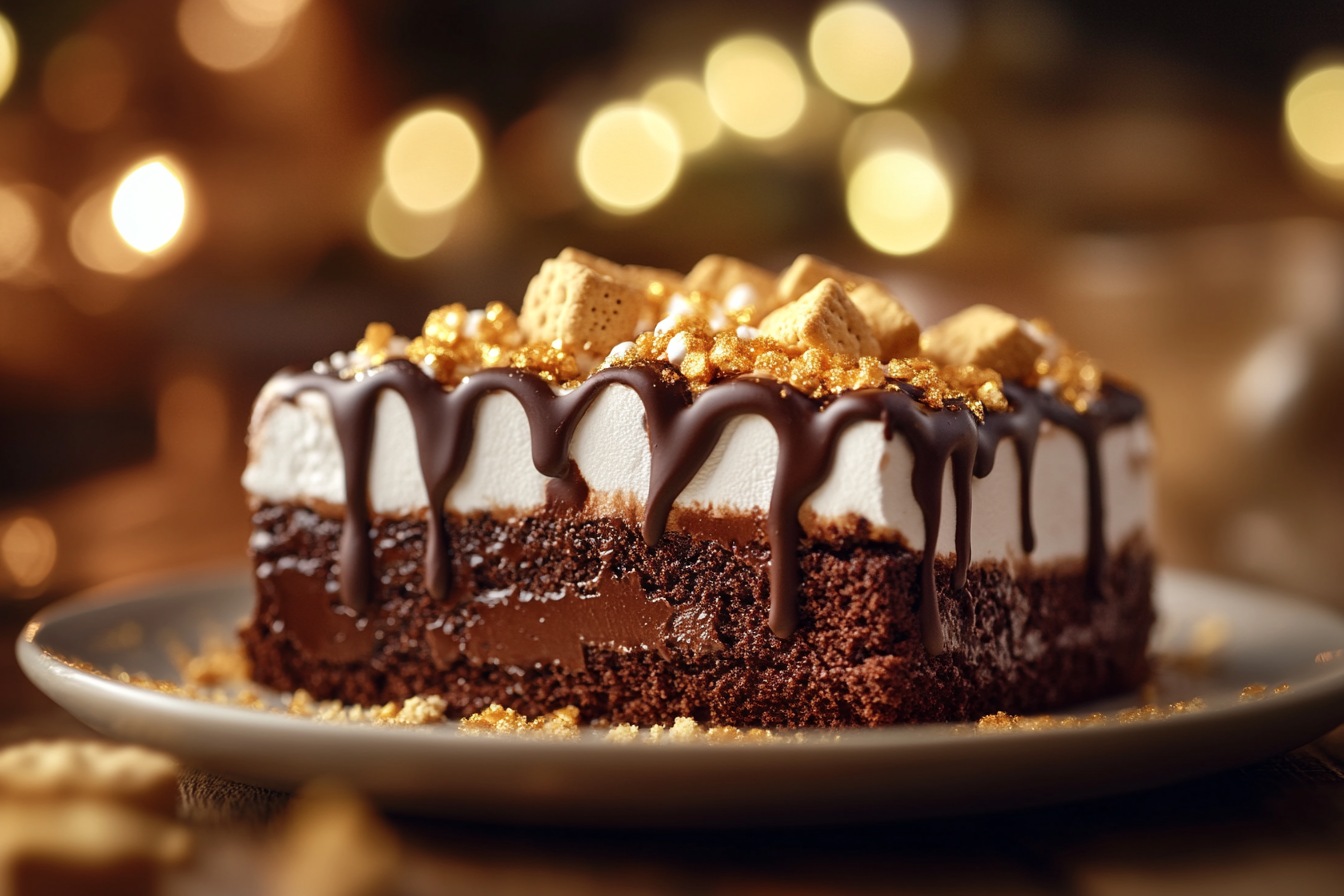 Ciasto czekoladowe z s'mores