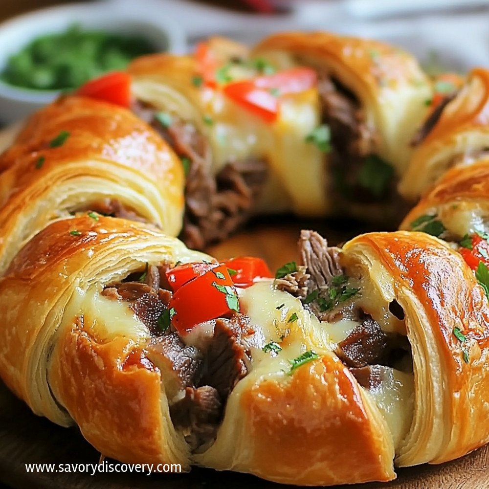 Crescent Ring z Philly Cheesesteakiem – Przepis!