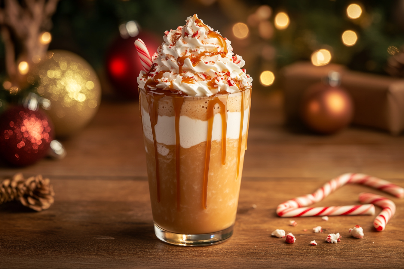 Frappe z karmelowym rozkoszami