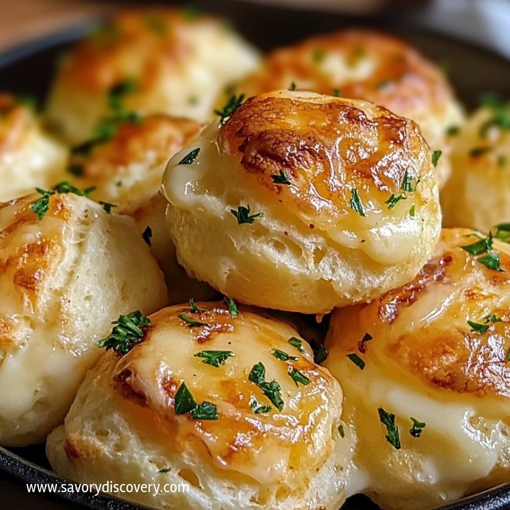 Serowe bombki z czosnkowym masłem z Pillsbury