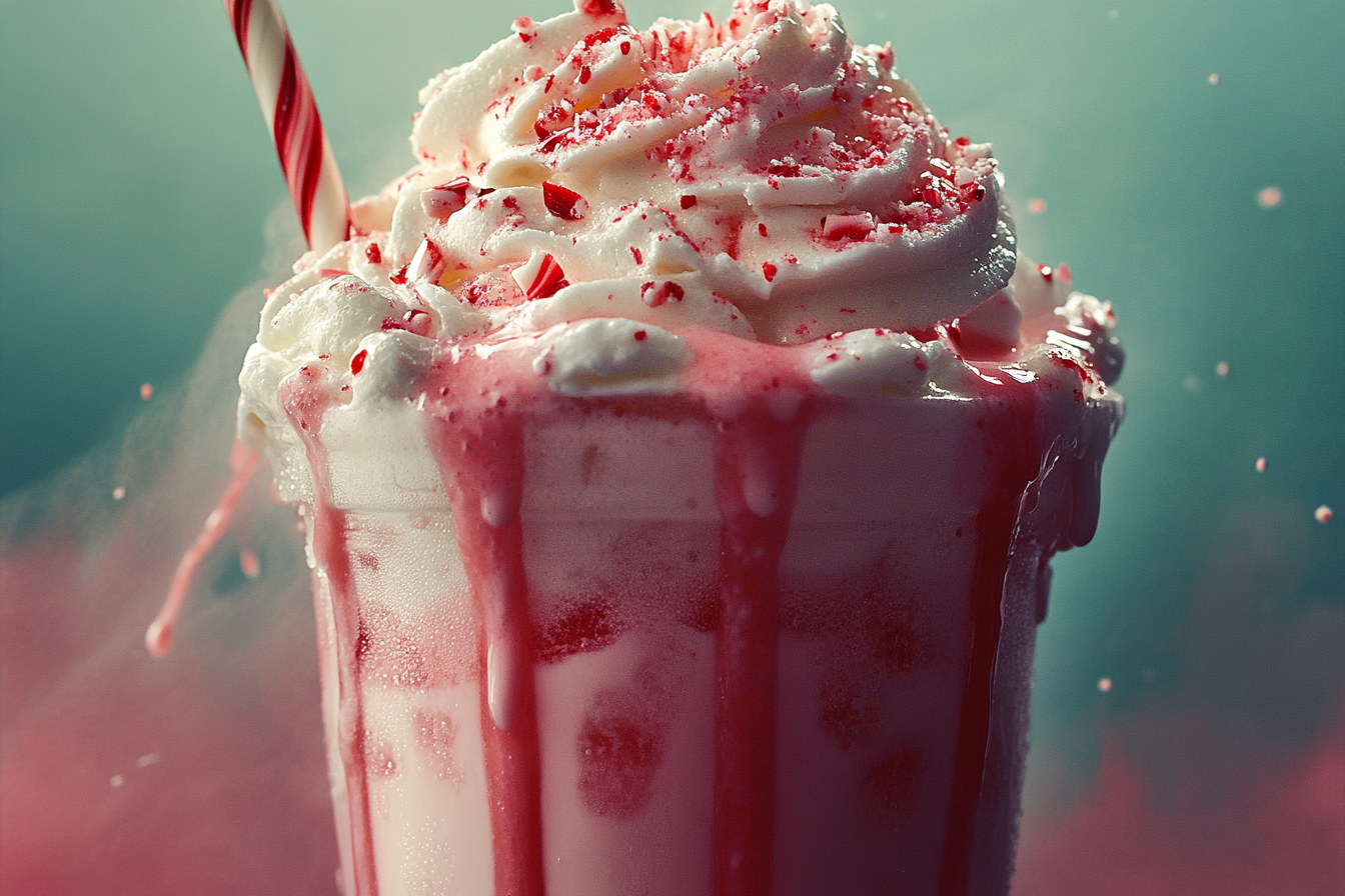 Shake z cukrowej laski